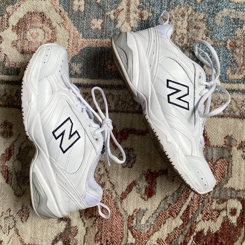 New Balance 624 V2 White Sneakers Size 8